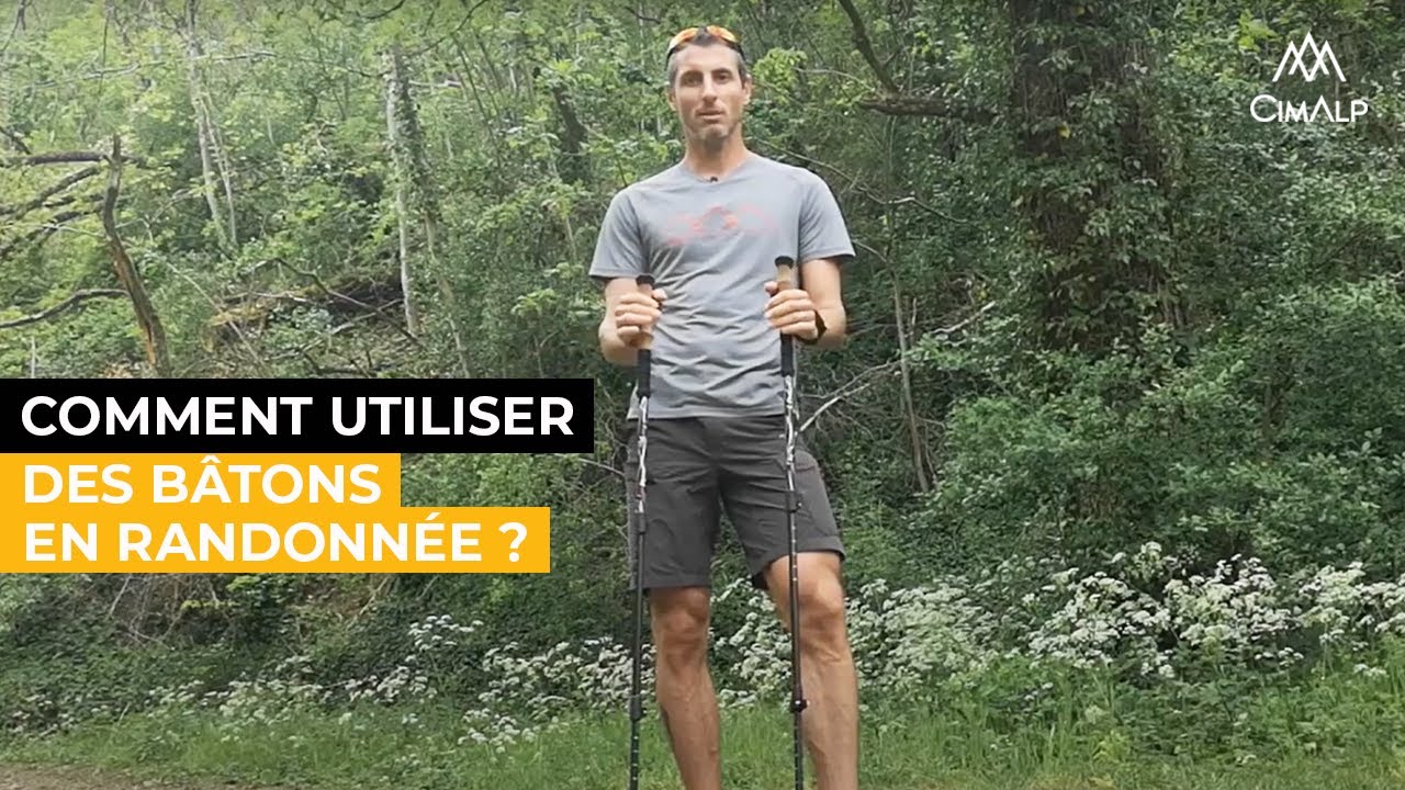 Utilisation des bâtons de randonnée