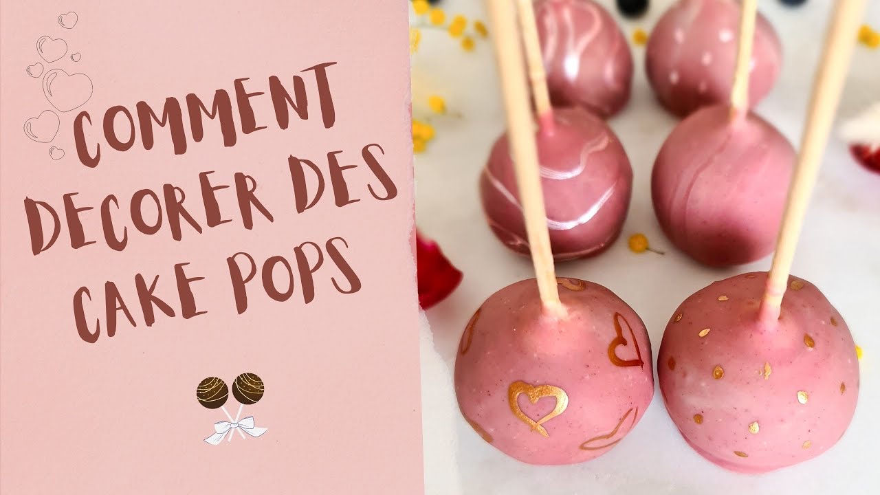 Cake Pops recette facile à réaliser, SANS MOULE.
