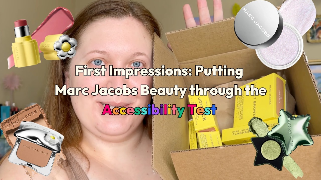 Unboxing the entire Marc Jacobs Beauty Collection (accessibility version)!