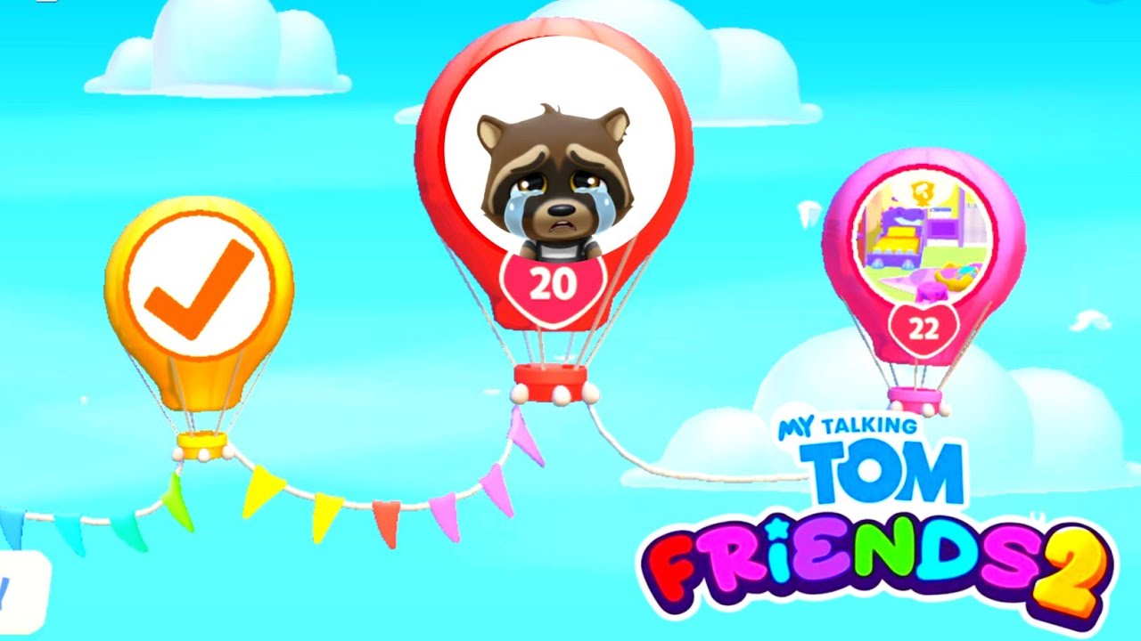 My Talking Tom & Friends 2 Gameplay Walkthrough,Unlocking the New Rakoonz World in My Talking Tom 2 