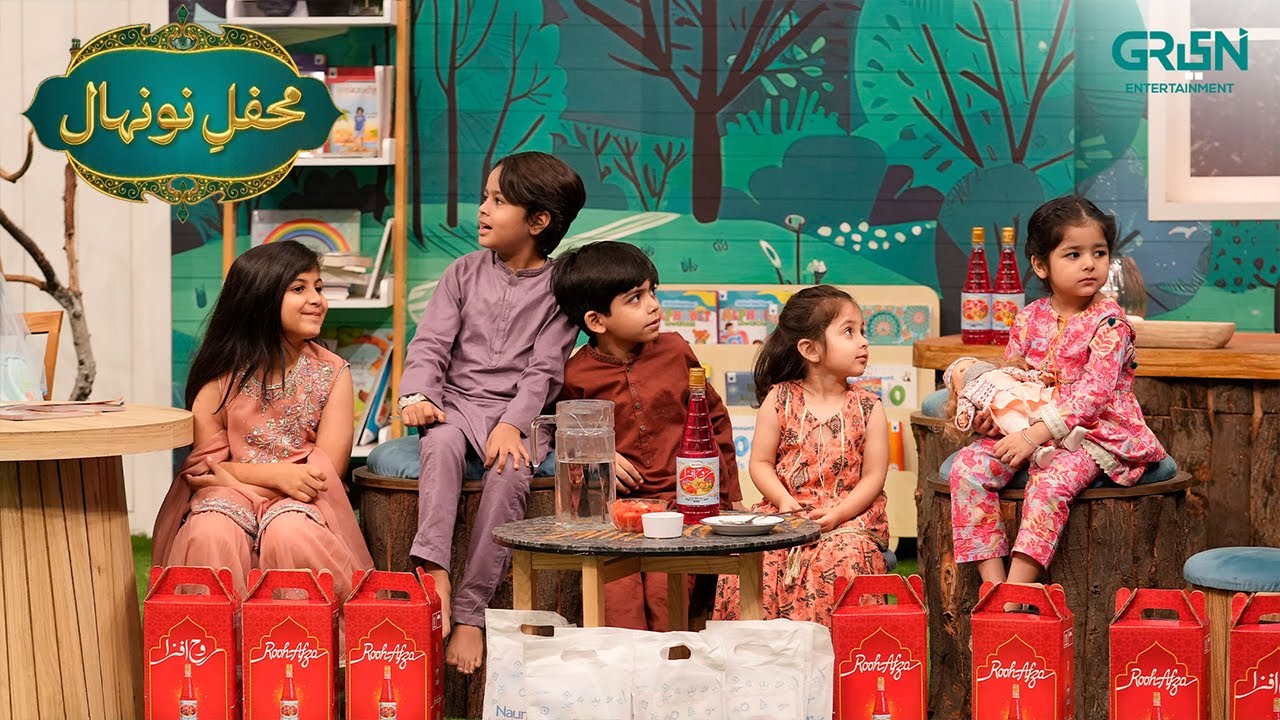 Mehfil e Naunehal | Kids Segment Day 26 | Danish Taimoor & Rabia Anum | Mehfil e Ramzan | Green TV