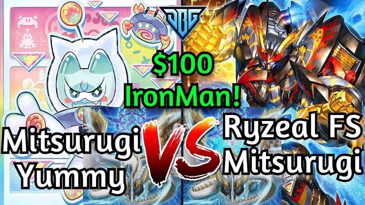 Мицуруги Юмми против Райзила Мицуруги Fiendsmith $100 IronMan Yu-Gi-Oh!