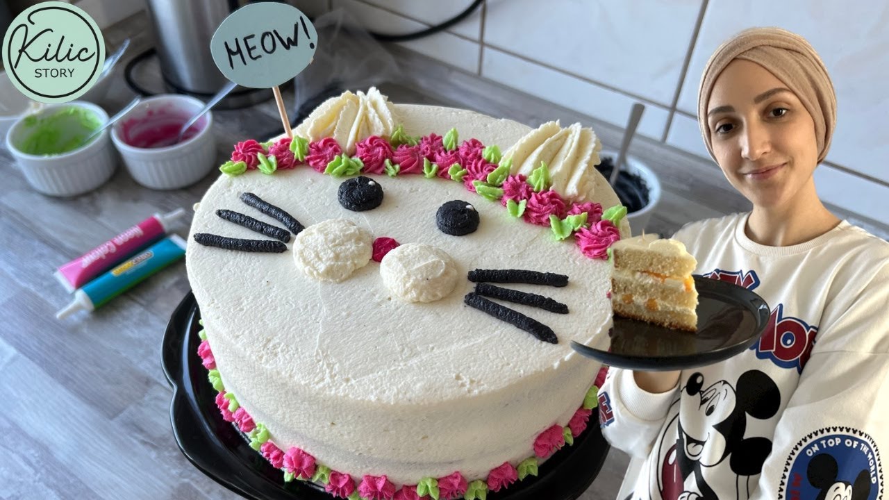 Katzen Torte I schnelle Geburtstagstorte I Motivtorte I Kilic-Story