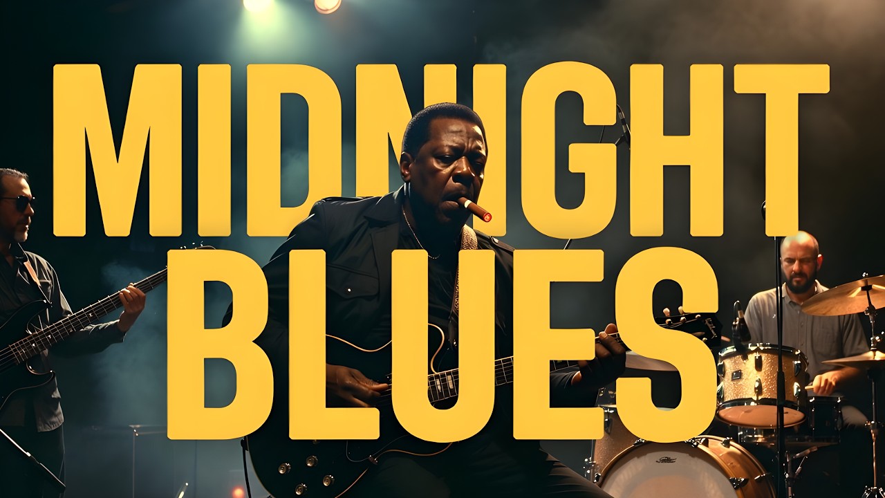 🎸 Midnight Blues – Deep Emotional Blues Guitar | Relaxing Blues Music in a Smoky Jazz Club
