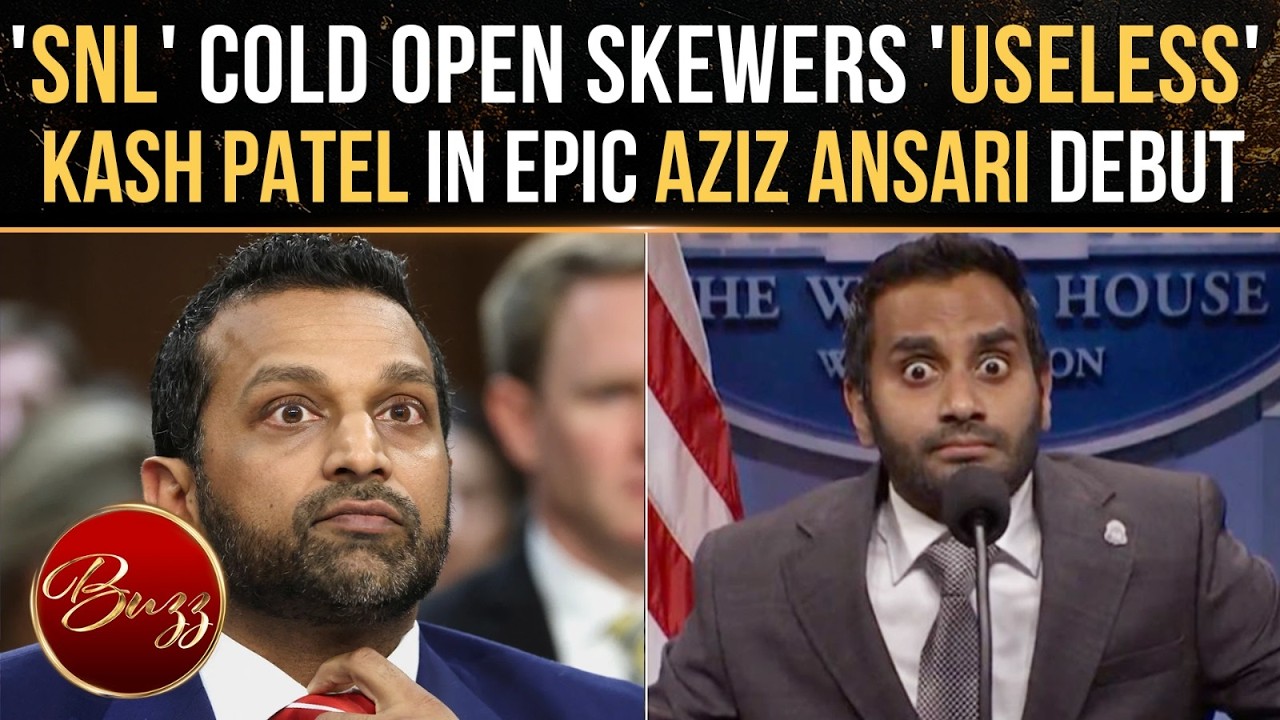 'SNL' BRUTALLY Roasts Kash Patel; WILD Aziz Ansari Debut As FBI Chief Revisits 'Drunk' Claims, WHCD