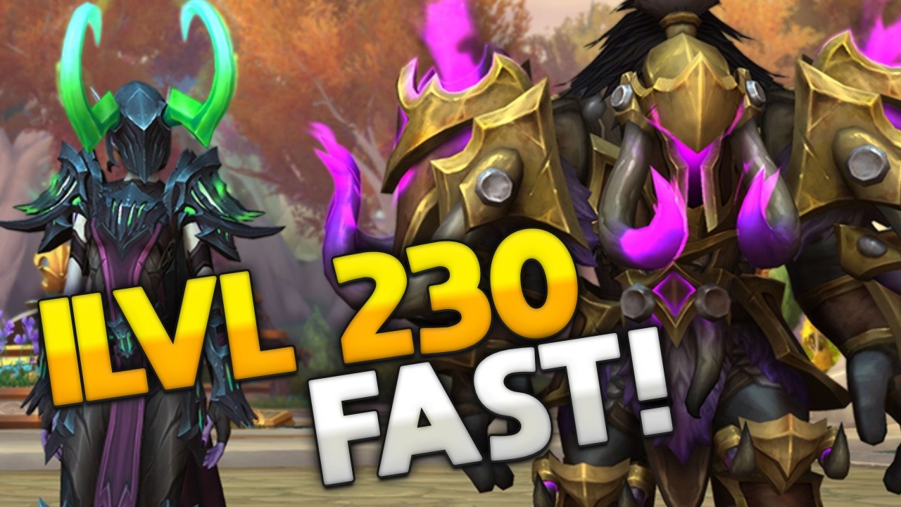 Быстро достигните 230 уровня экипировки в предпатче Midnight!