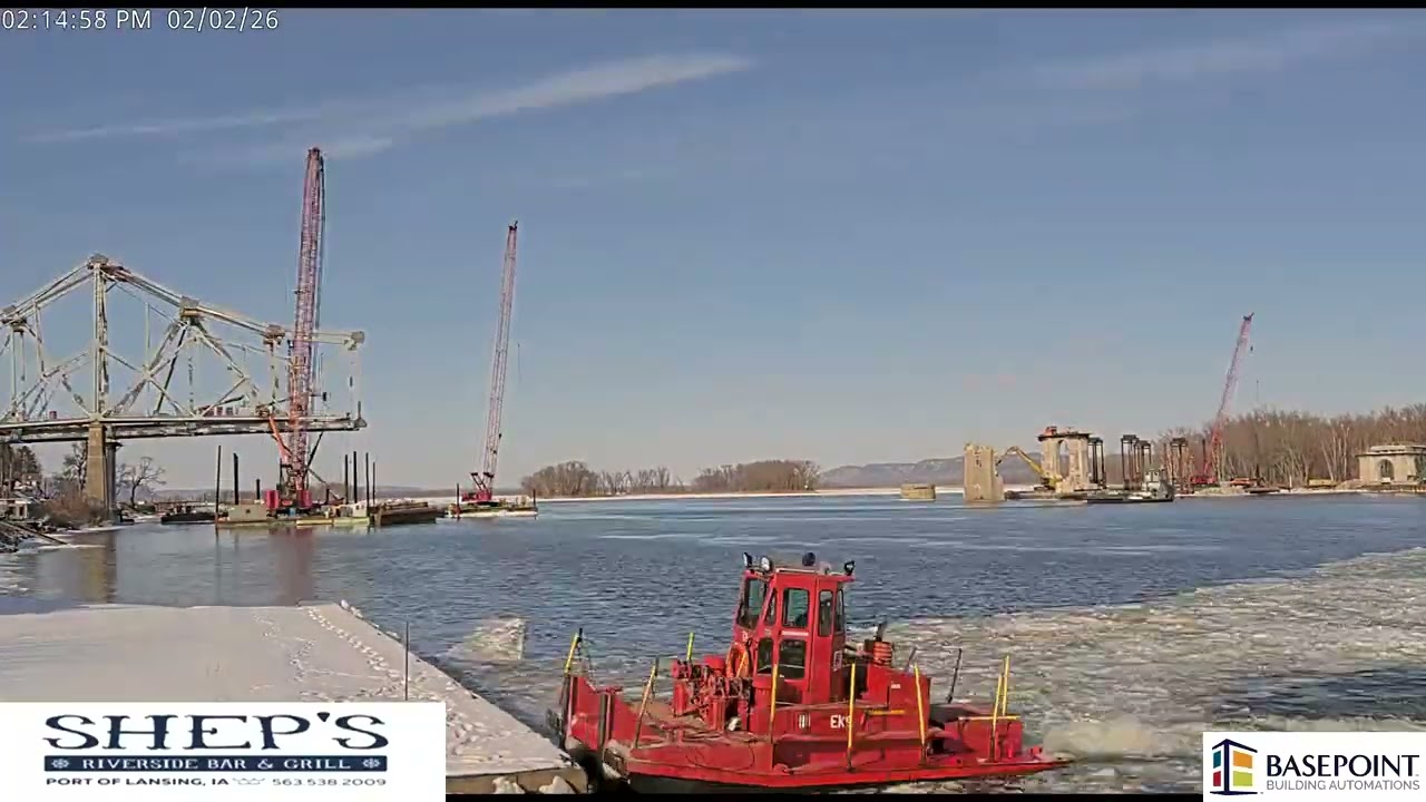 Blackhawk Bridge Time Lapse 2/2/26