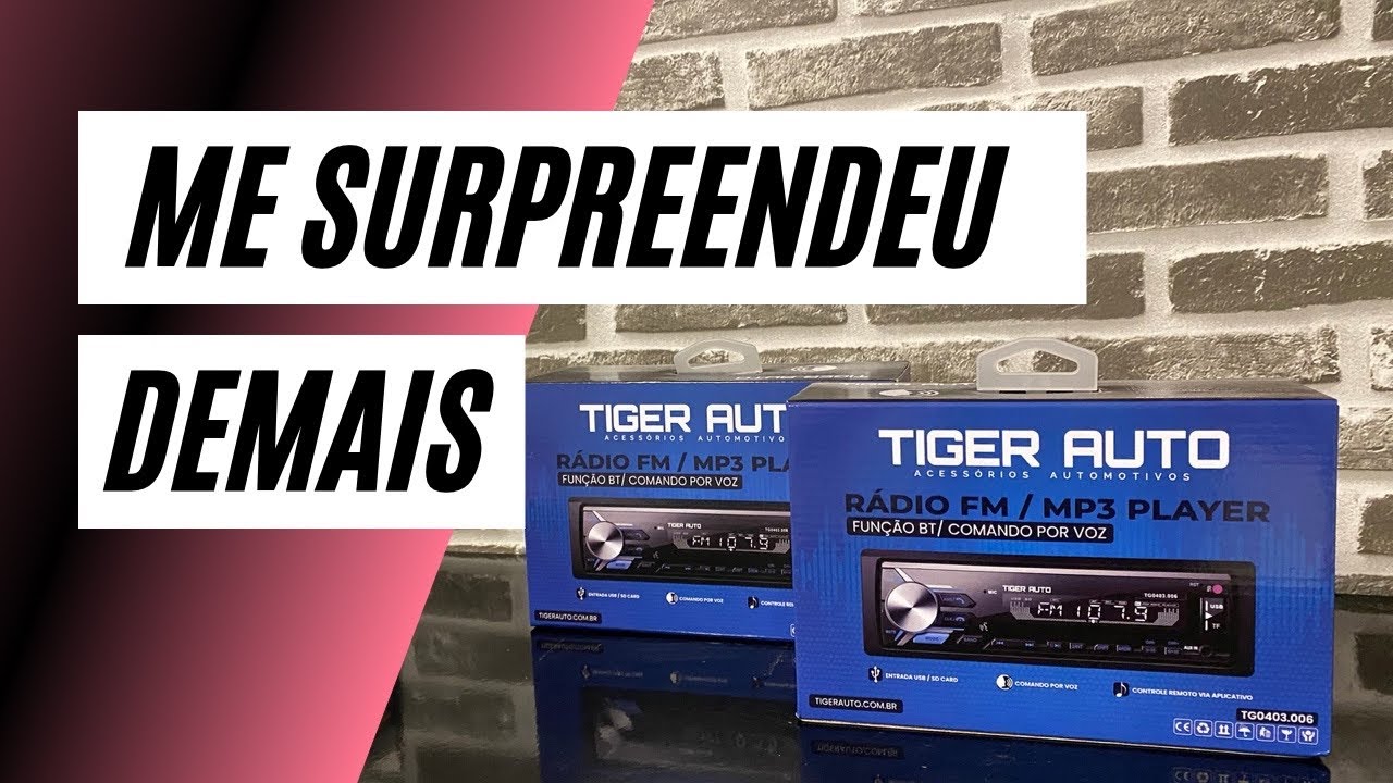 RÁDIO AUTOMOTIVO TIGER AUTO COM COMANDO DE VOZ VALE A PENA? TESTE E ANÁLISE COMPLETA