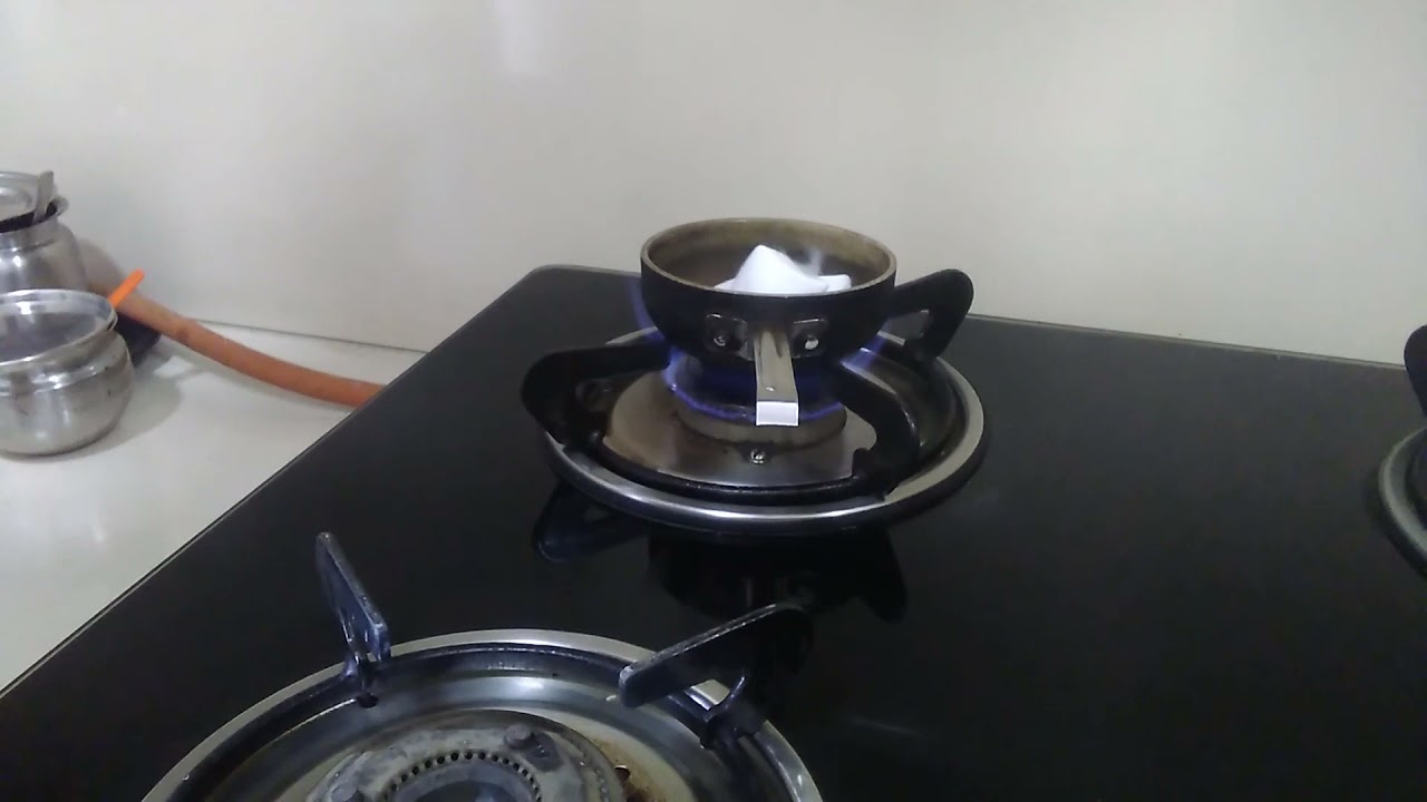 Frozen Co2 getting melted on gas