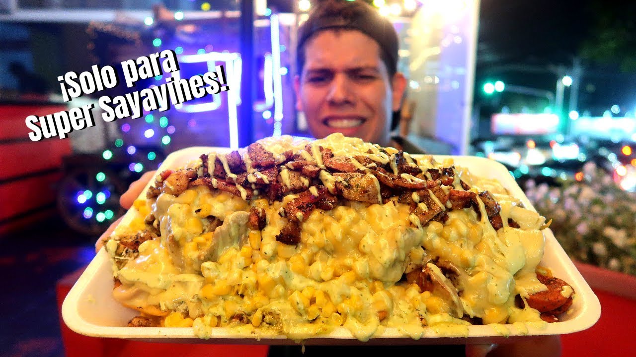 El DESGRANADO Super Sayayin del TEXANO en BARRANQUILLA 🍟 Comida Rapida Colombiana