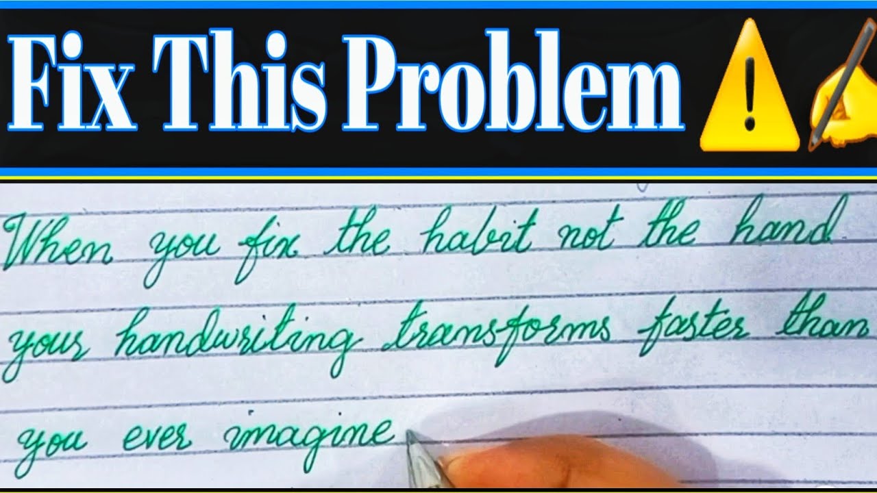 Stop Messy Handwriting Today ✍️