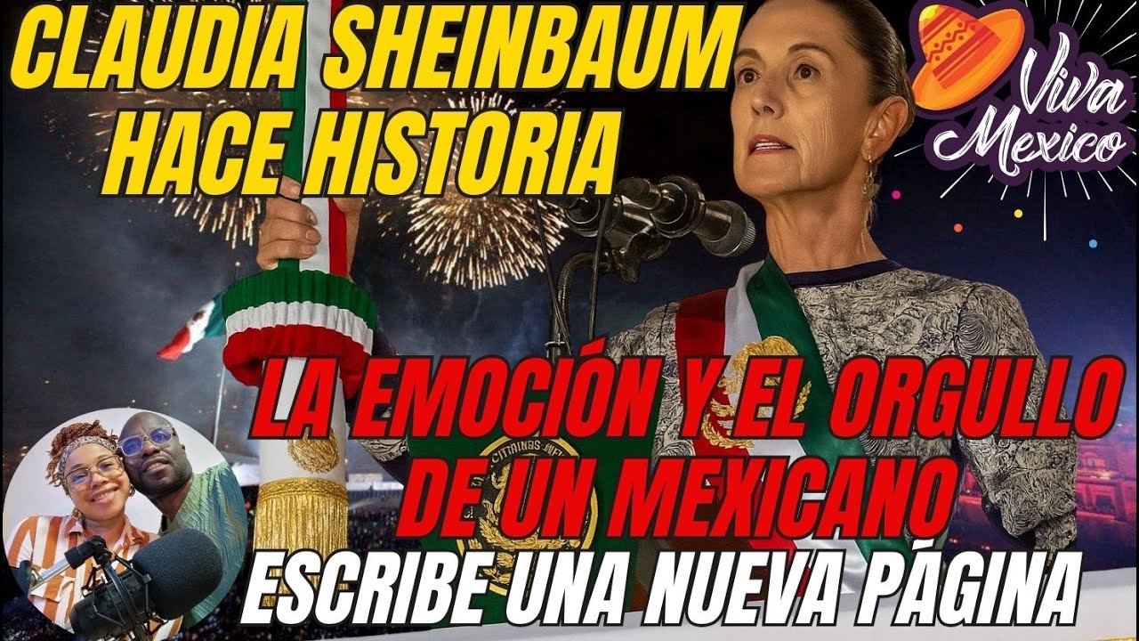 🇲🇽La Presidenta Claudia Sheinbaum hace historia en su primer Grito de Independencia