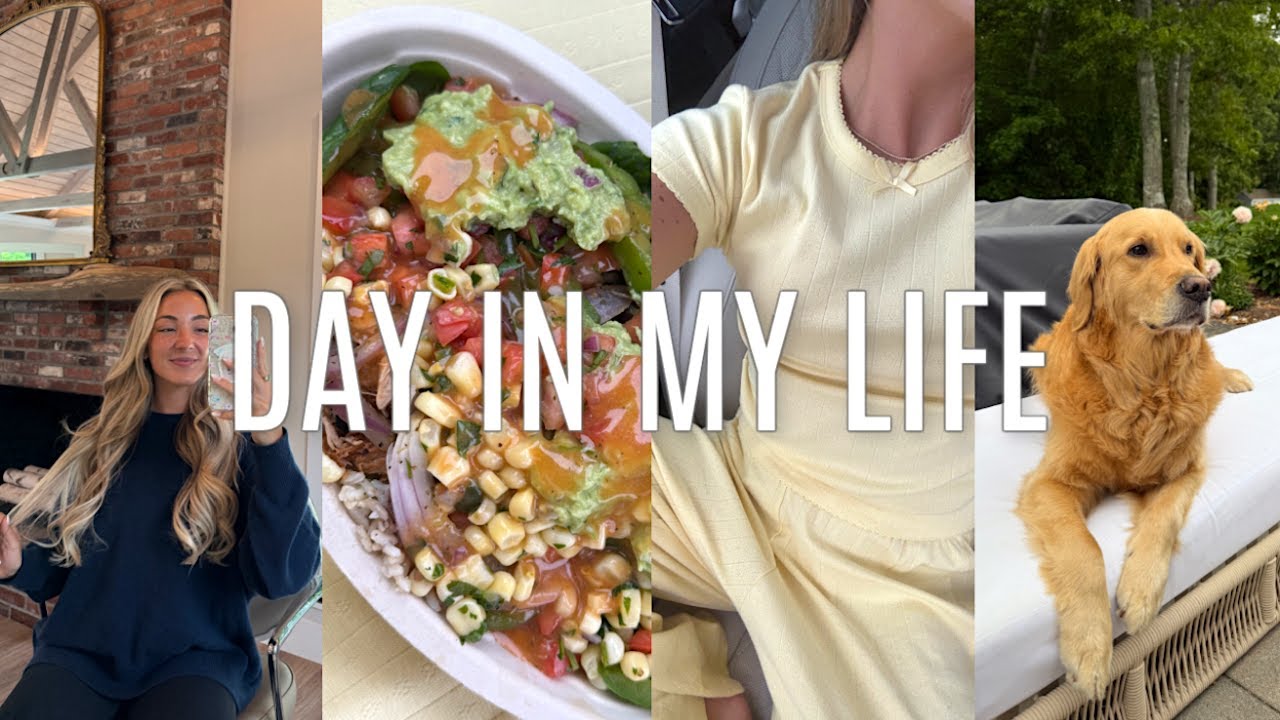 VLOG: wedding hair appointment!! new cozy sets, chipotle order, etc.