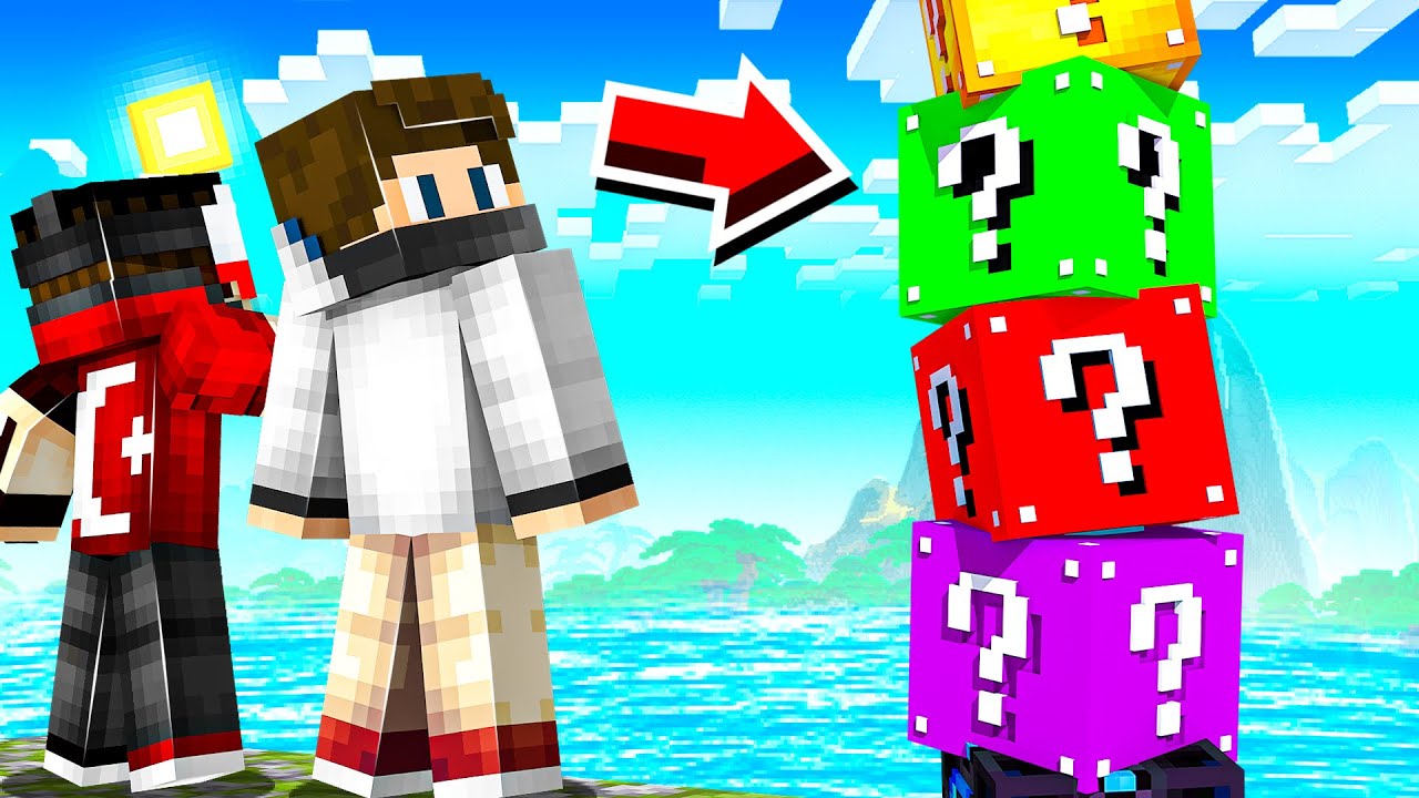 ŞANSLI KULEYE TIRMANDIK - Minecraft  @TersMaske
