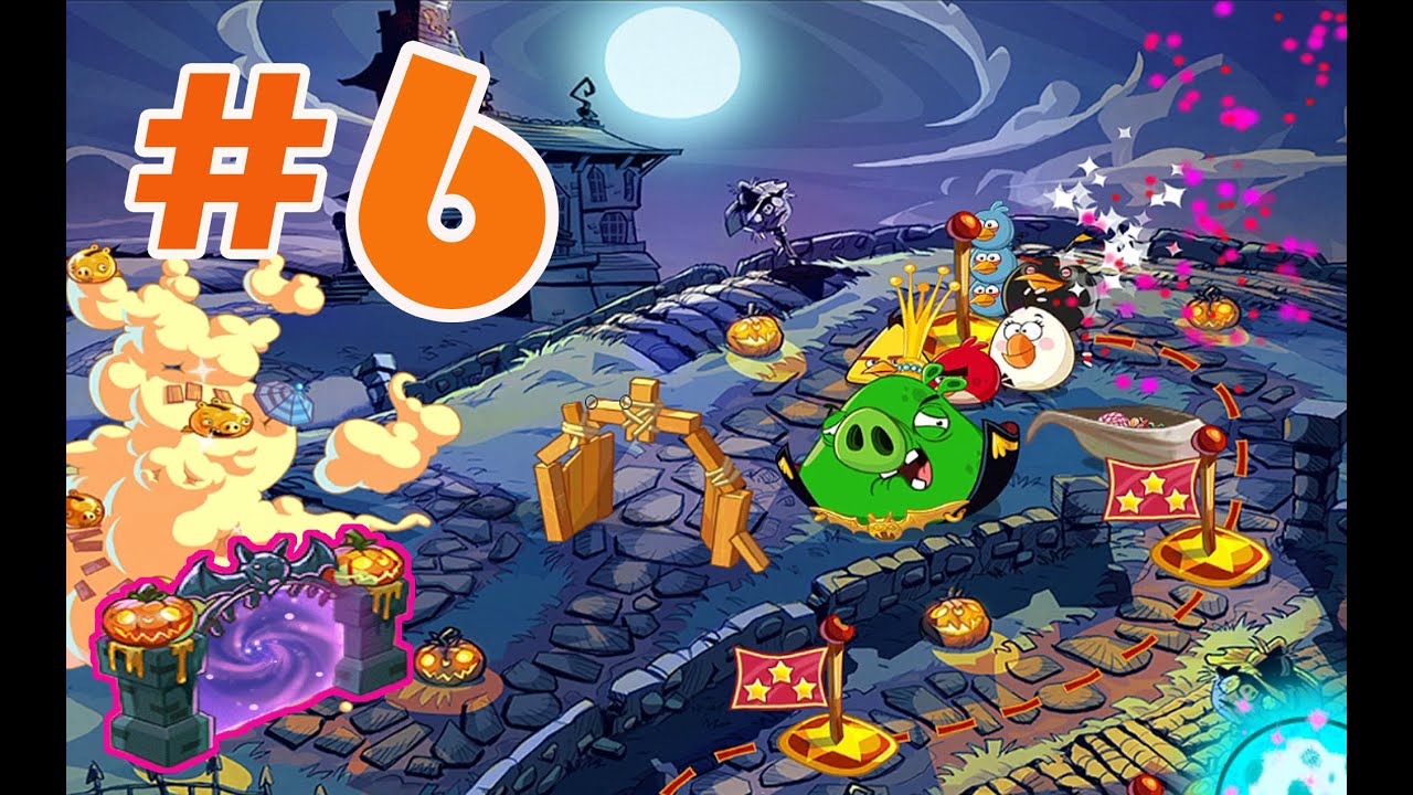Angry Birds Epic: Part-6 Halloween Portal Level 19-20 + Golden Cloud [Final Boss Battle/Fight]