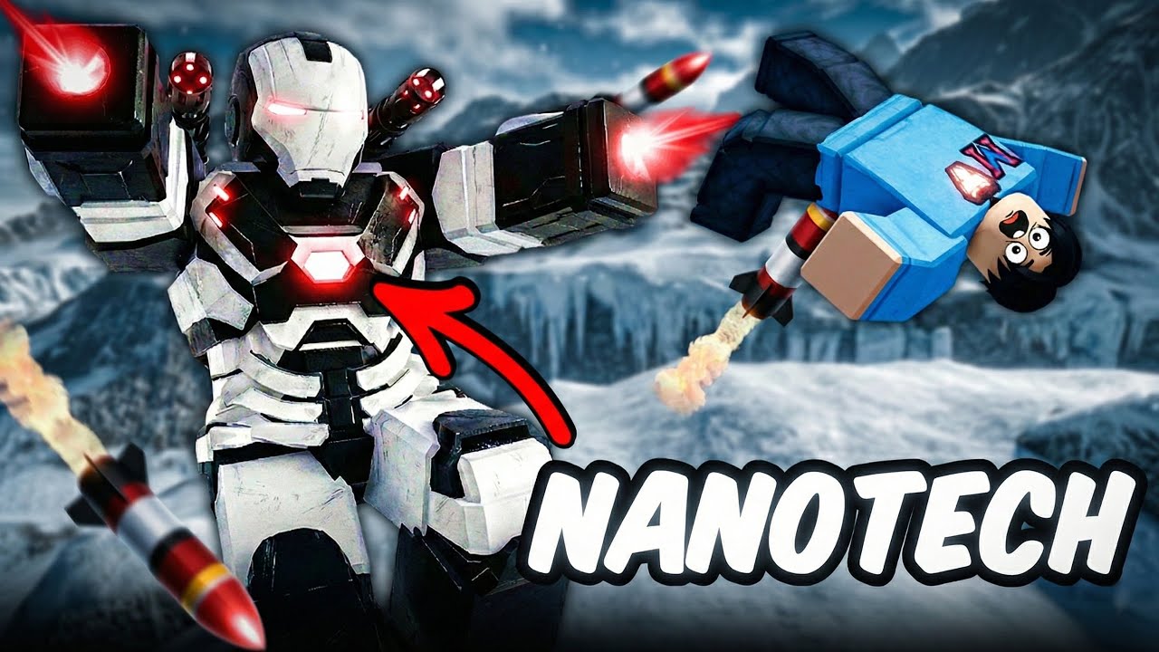 First Nanotech WAR MACHINES On Roblox In Iron Man Battlegrounds...