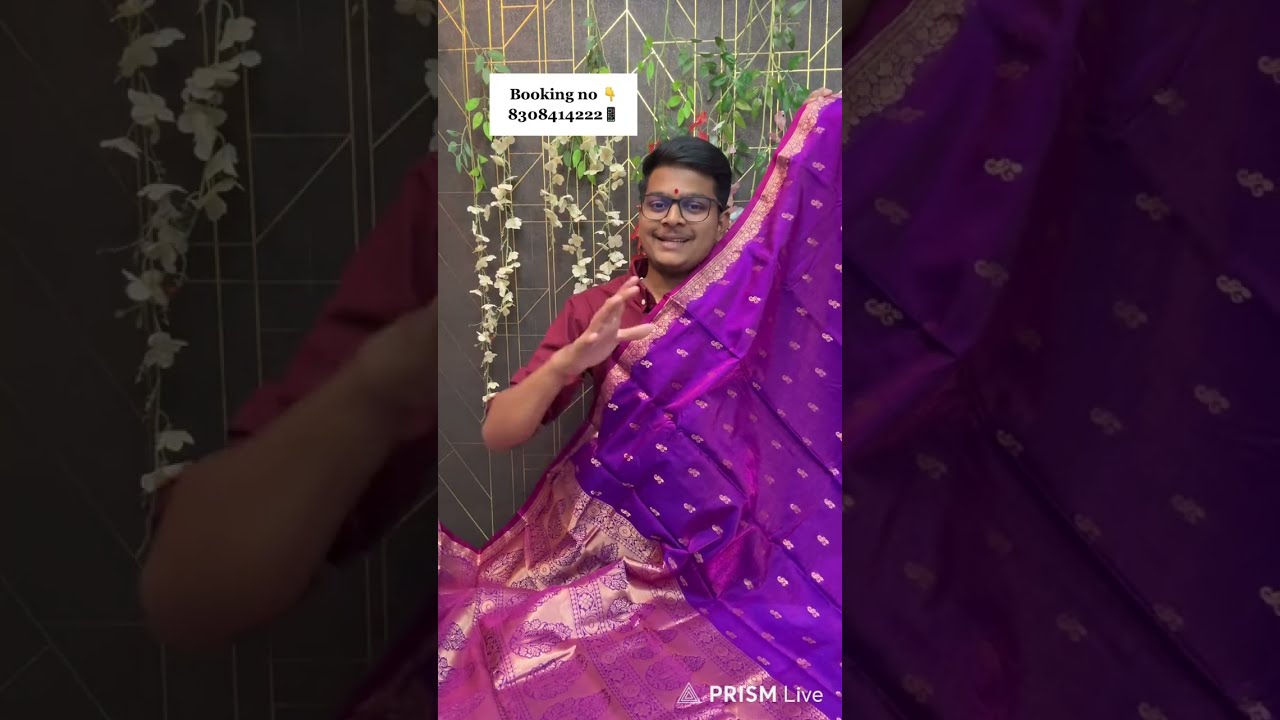 💖Karbharin Sarees Se Raj Bhaiya Aa gaye hai Live 💖 Booking no 8308414222📱✅| | #paithani # saree