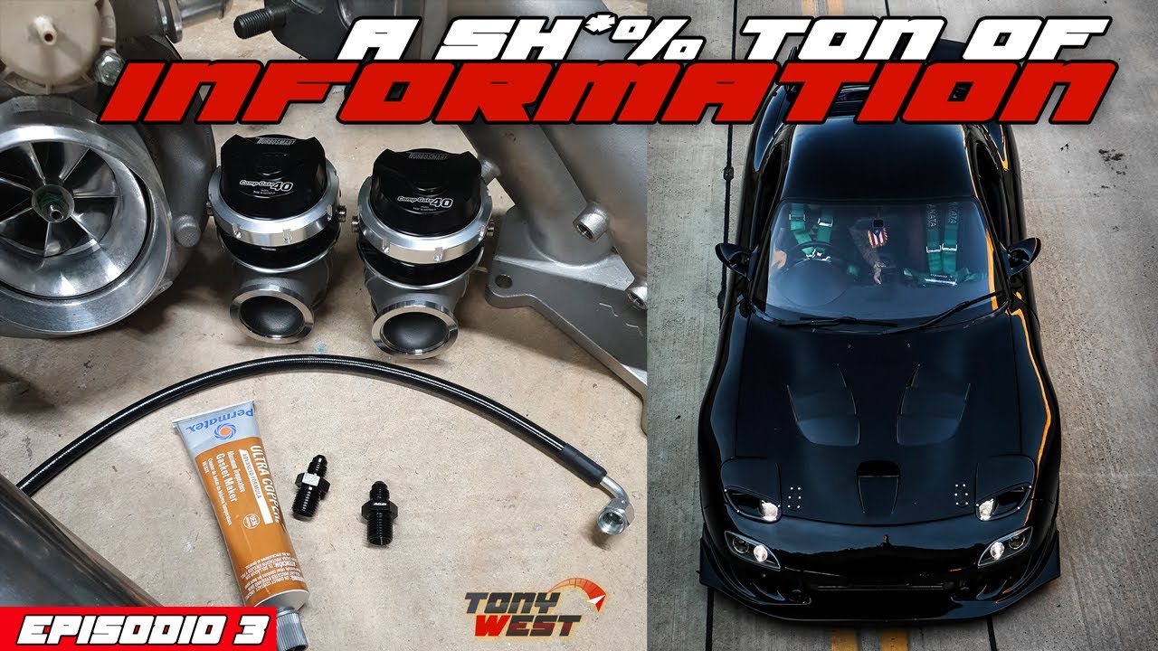 Dual external wastegates setup and oil catch can install - Borg Warner EFR series