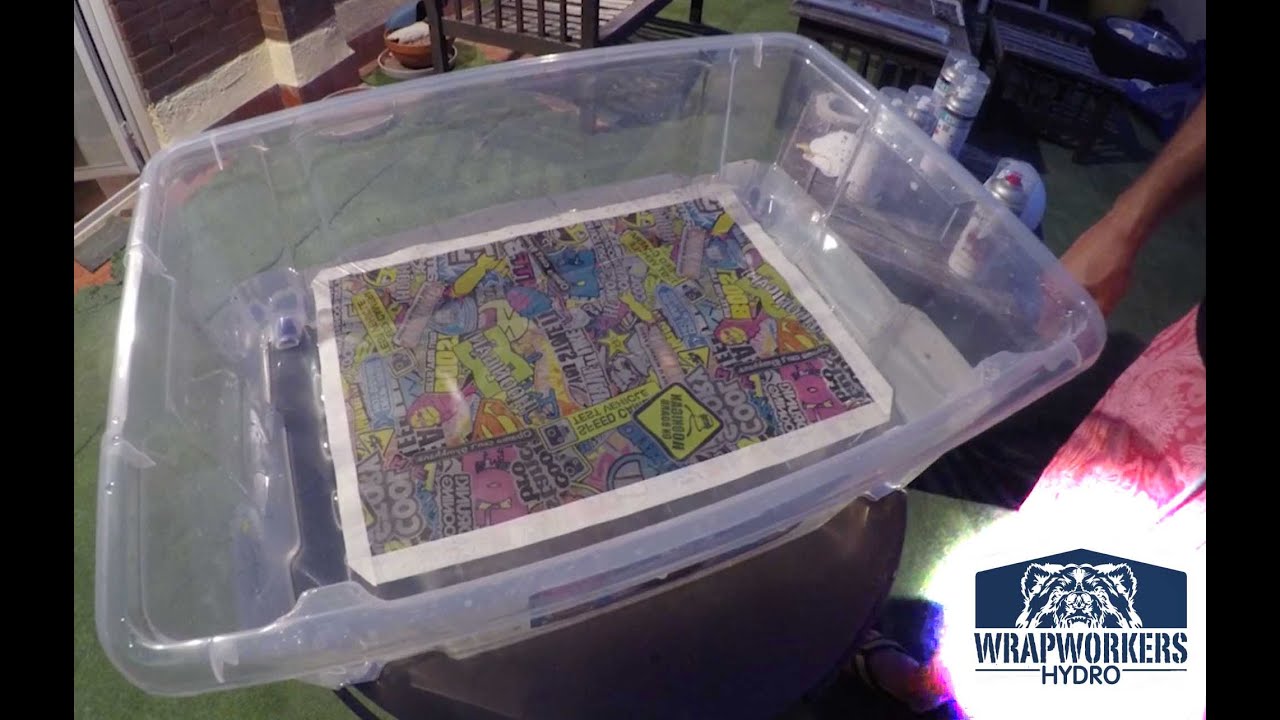 Hidroimpresión, Как hidroimpresión у себя дома?