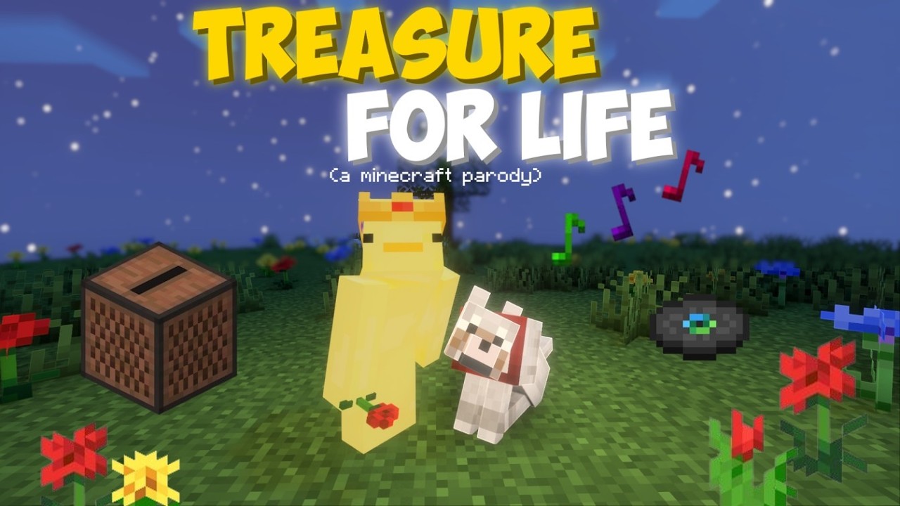 Those eyes by New West- A Minecraft Parody(Treasure for Life)