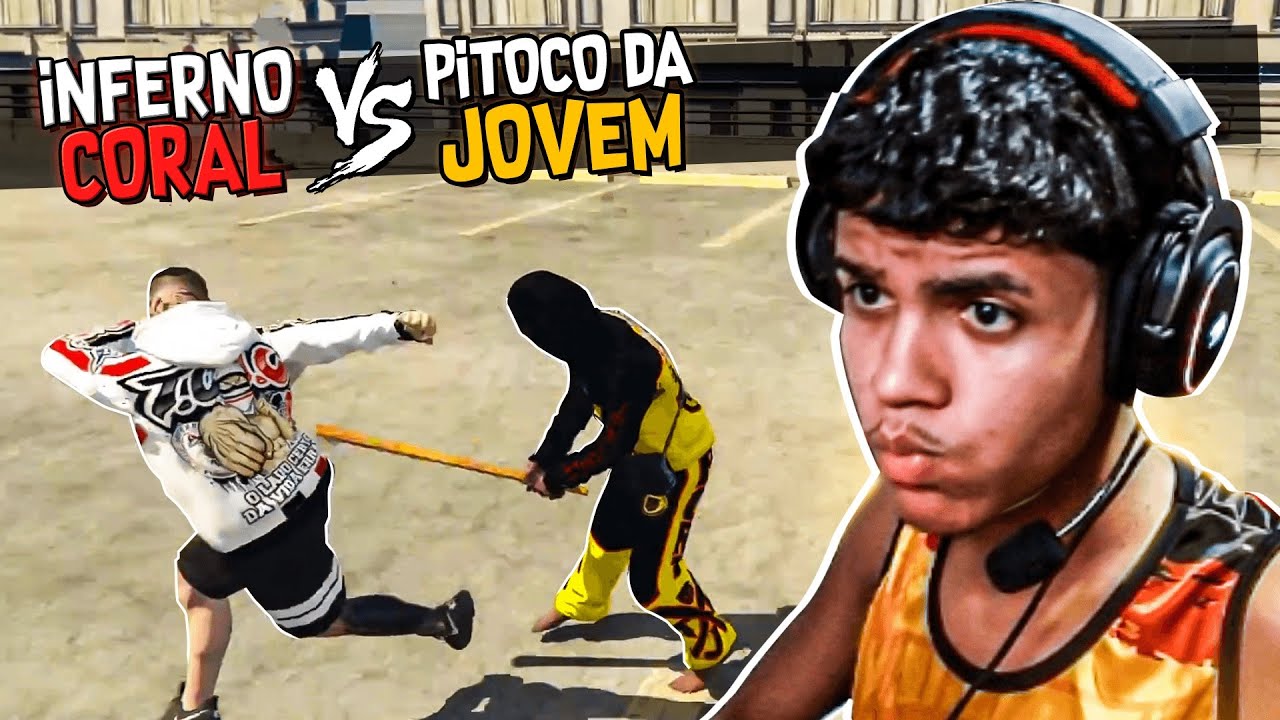 PITOCO DUGERA BRIGA COM A INFERNO CORAL - BRIGA DE TORCIDAS no GTA RP