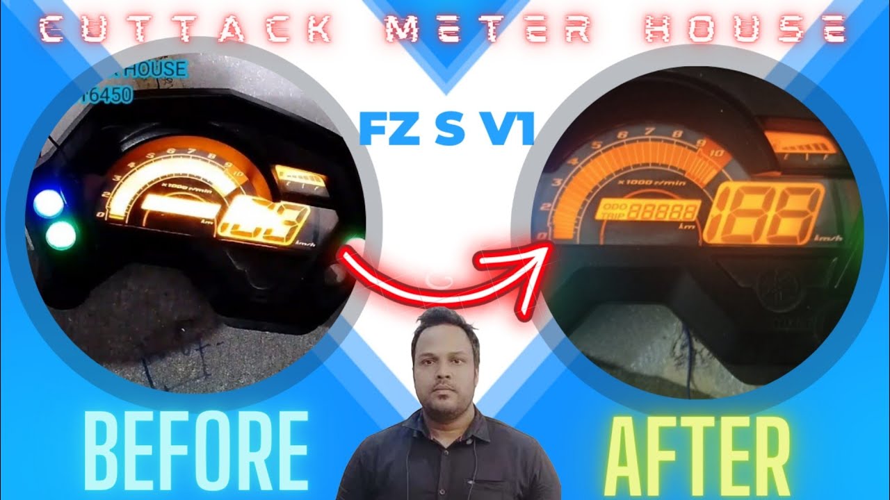 Yamaha FZS V 1 Meter Display Change 💯 |FZS V1 Digital Meter Display Change 💯 |