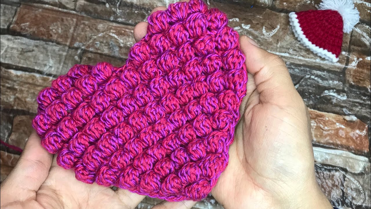 Belleza hecho de Hilo 🧶MONEDERO DE CORAZÓN ♥️ un punto FABULOSO ✨Aprende a tejer paso a paso✨