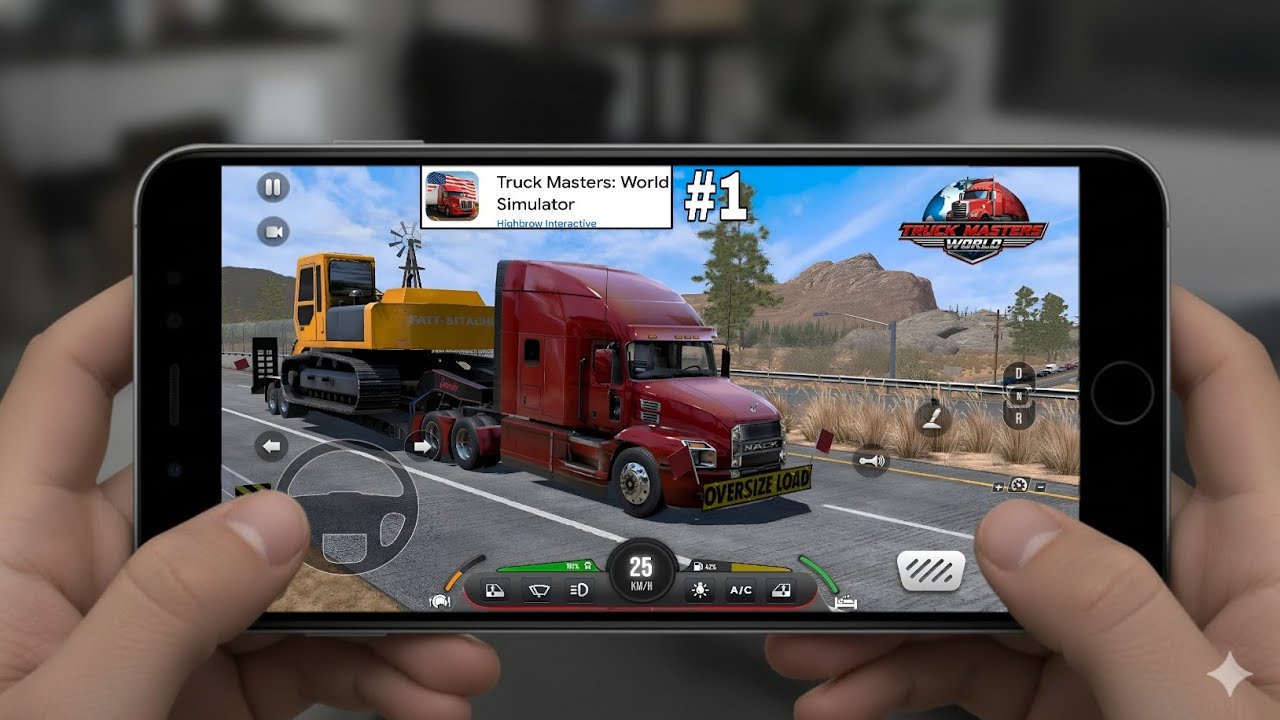 Truck Masters: World Simulator - Gameplay Walkthrough Part 1 (Android/iOS)