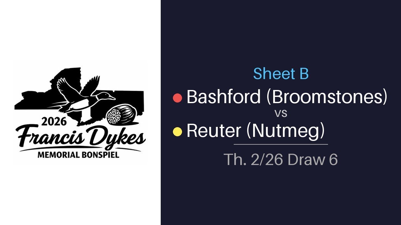 Th. 2/26 Draw 6 - Sheet B - Bashford (Broomstones) vs Reuter (Nutmeg)