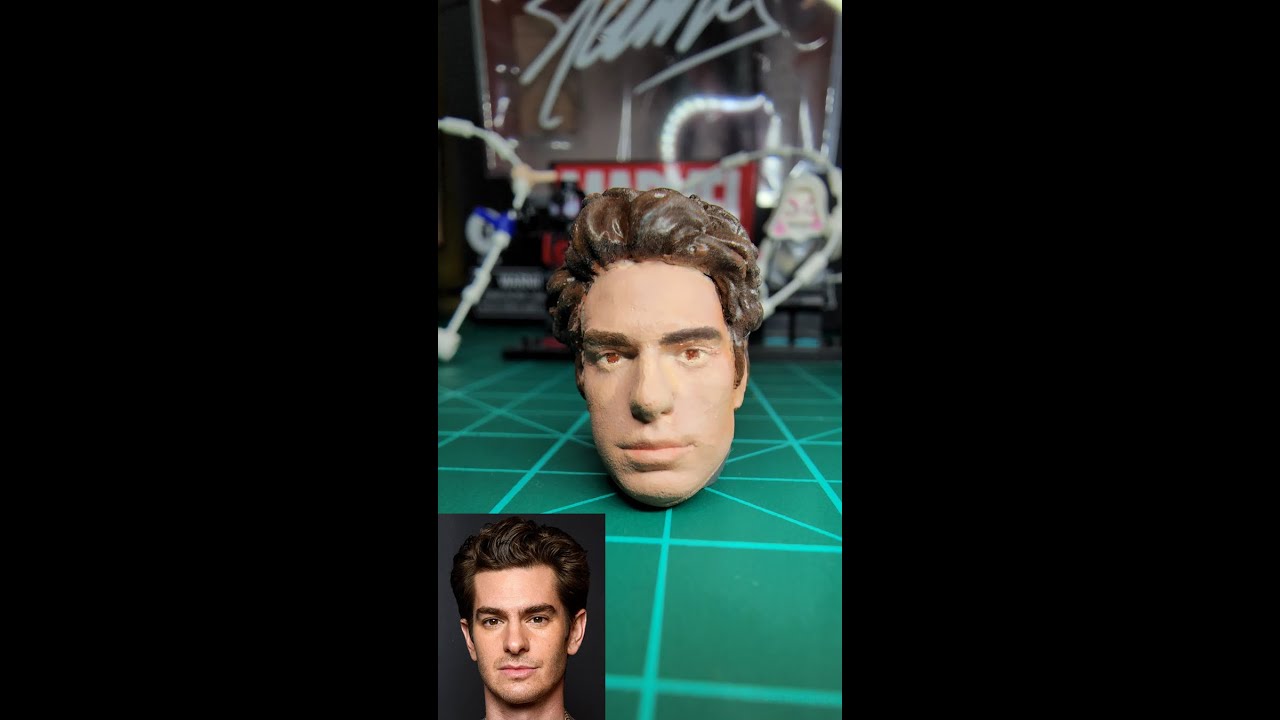 How to Paint Andrew Garfield Amazing Spider-Man 1:12 Headsculpt