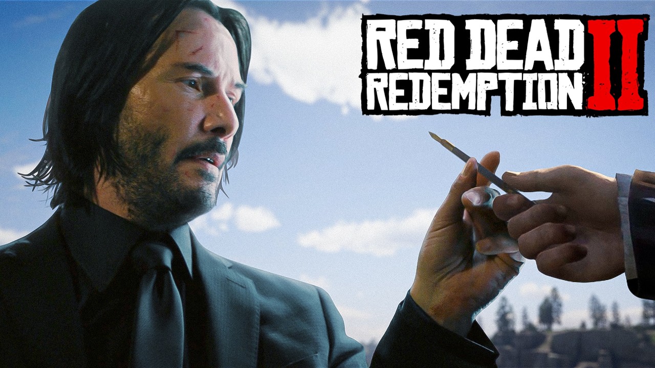 Джон Уик в Red Dead Redemption 2