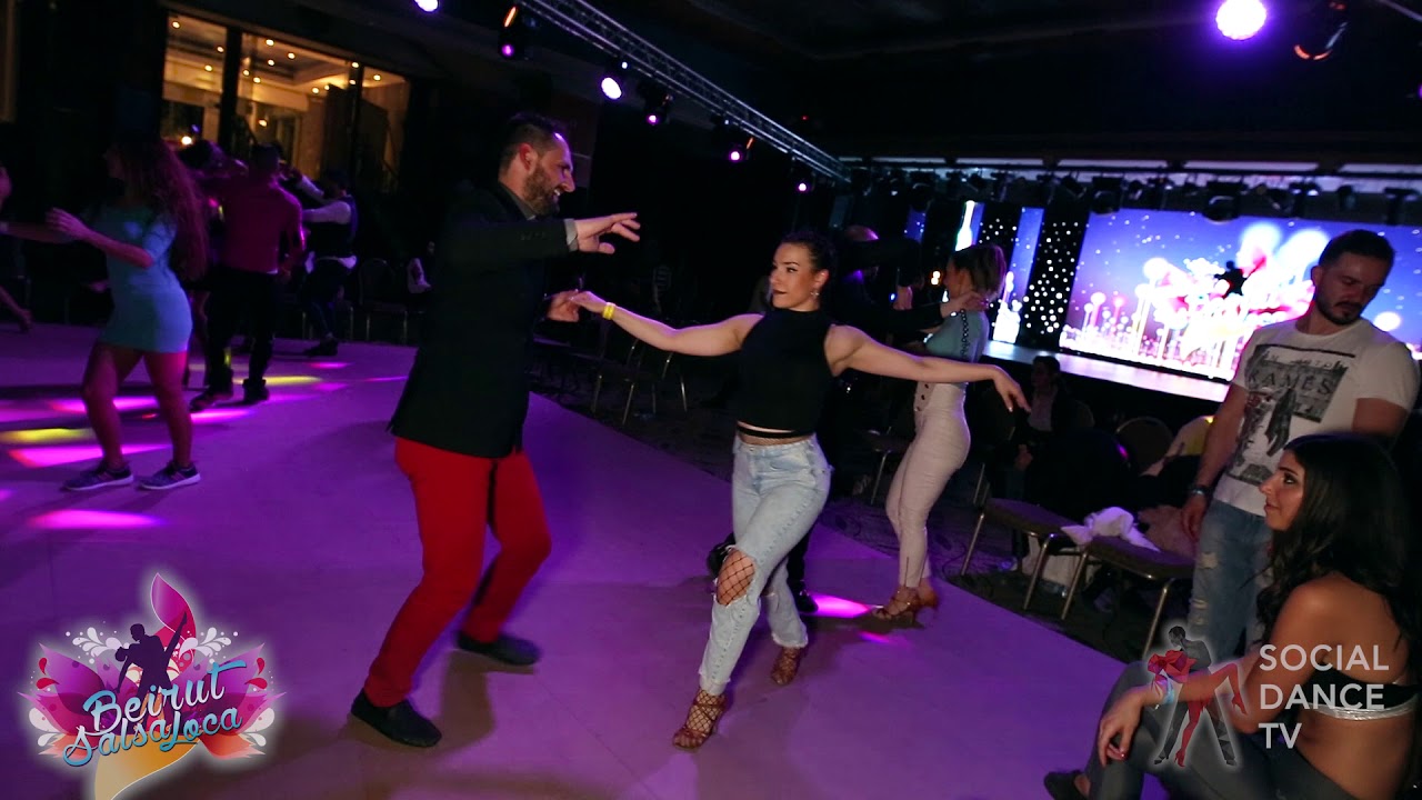 Orestes Romero Lopez & Ana García - Salsa social dancing | Beirut Salsa Loca 2018