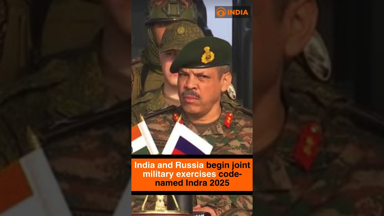 India and Russia begin joint military exercises code-named Indra 2025