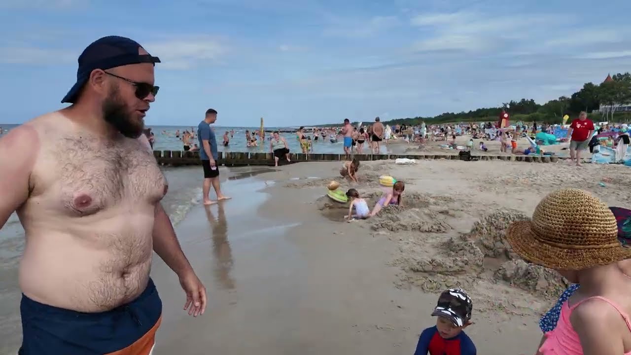 To, co dzieje się na plaży w Łebie, musisz zobaczyć! [4K]