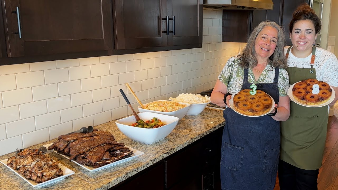 A LARGE Family Summer Dinner From Start to Finish!