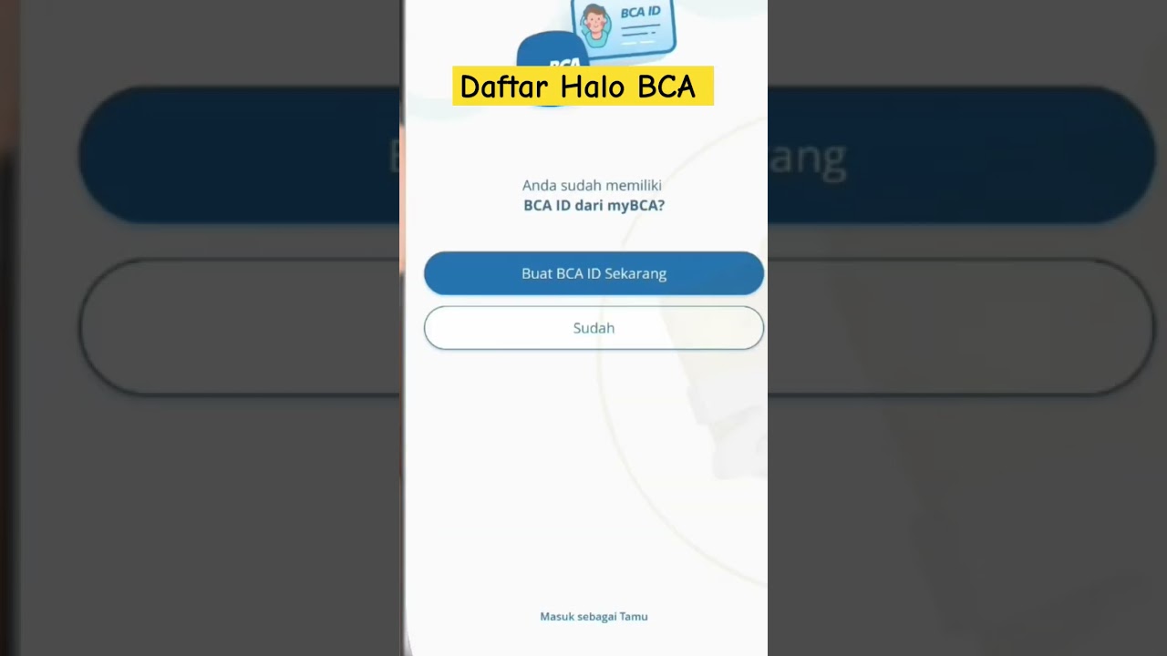 Daftar Halo BCA #shorts #bankbca