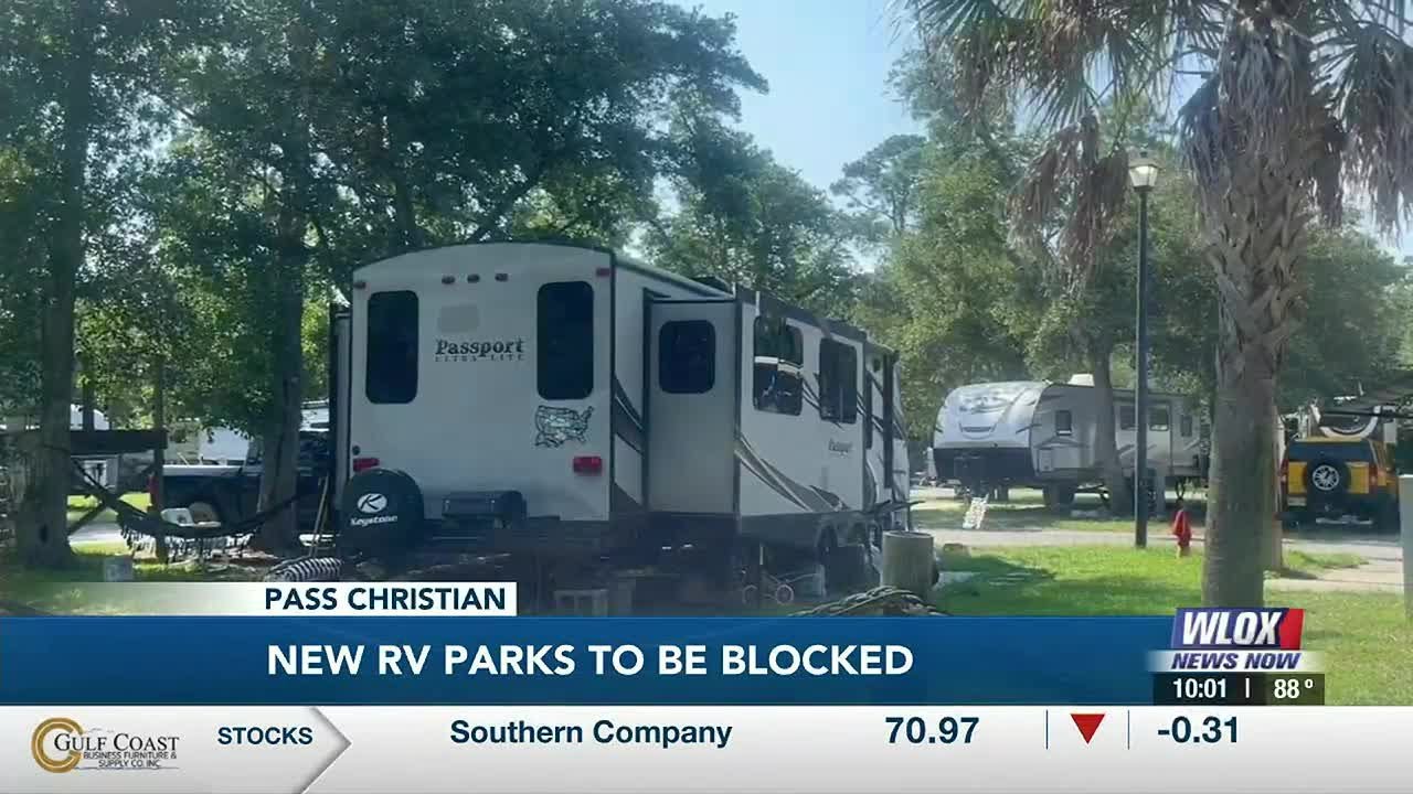Pass Christian is no longer permitting new RV Parks within city limits