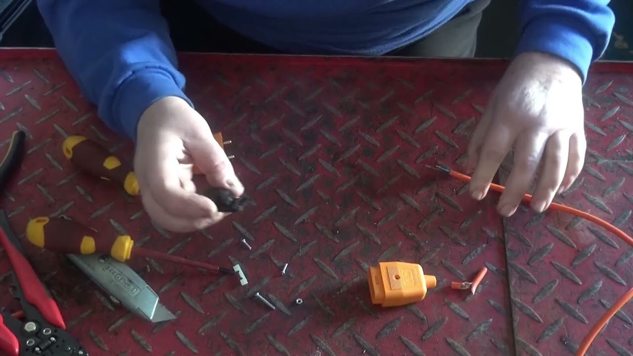 Cut electrical cable connector fitting