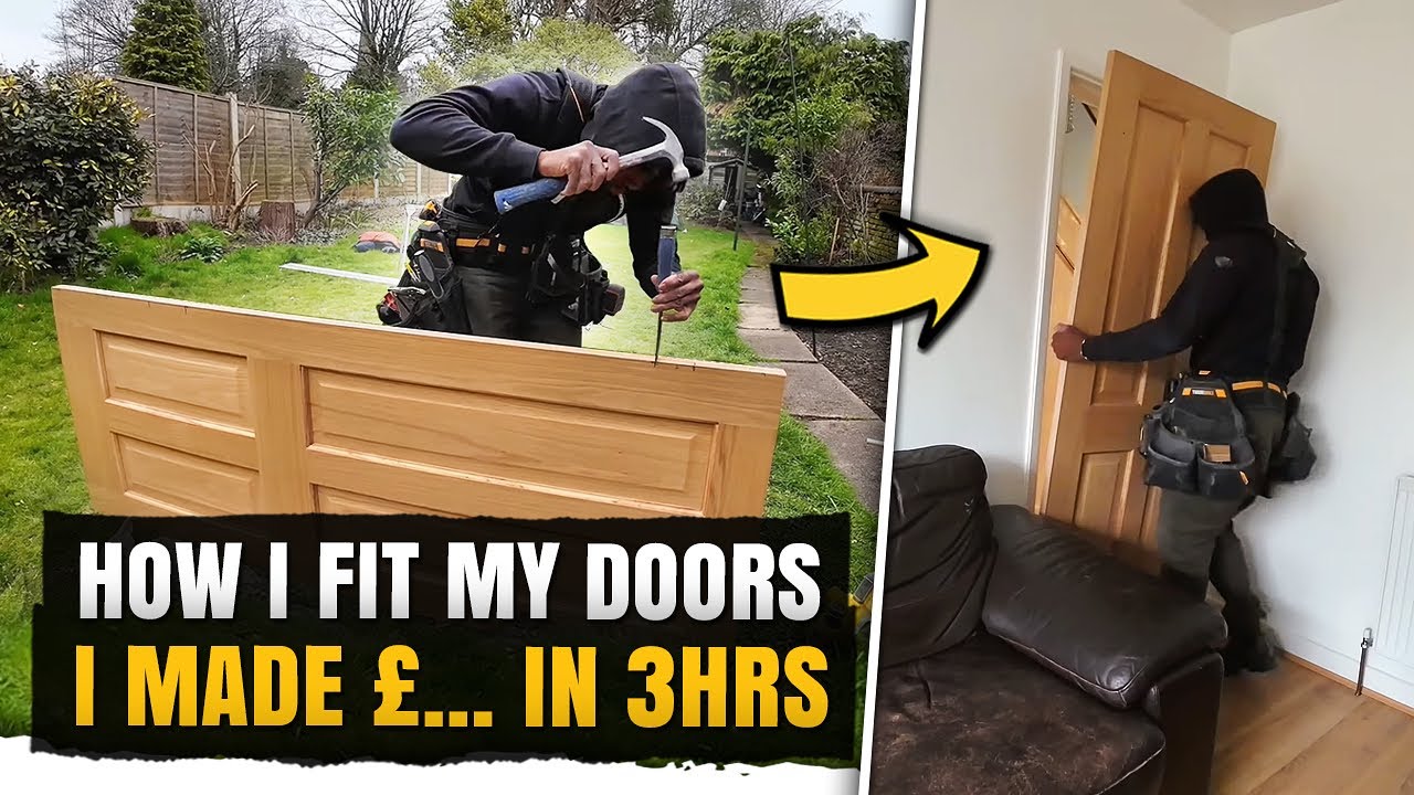 How i fit doors and how much I made for these two doors