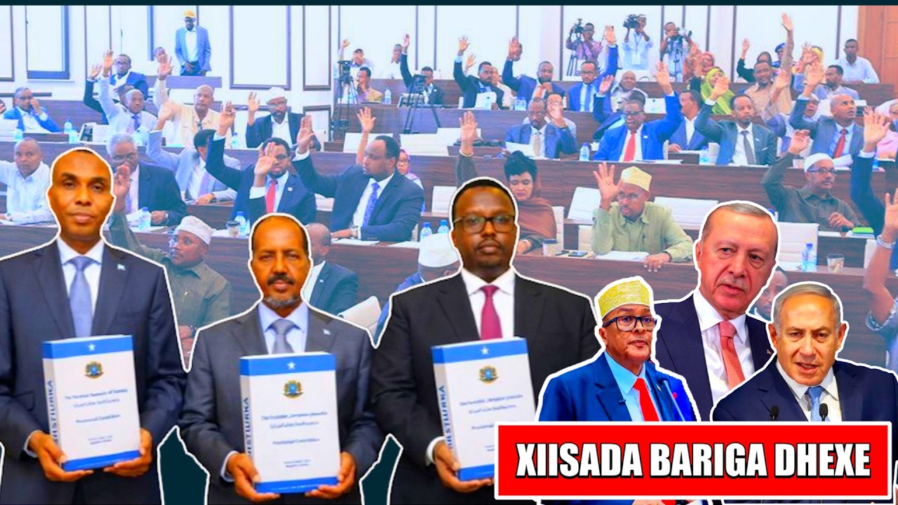 Deg Deg Xasan Sh Oo Muddo Kordhin Samaystay & Dabaal Daga Villa Somalia, Cabsida S/Land, Turkiga Oo