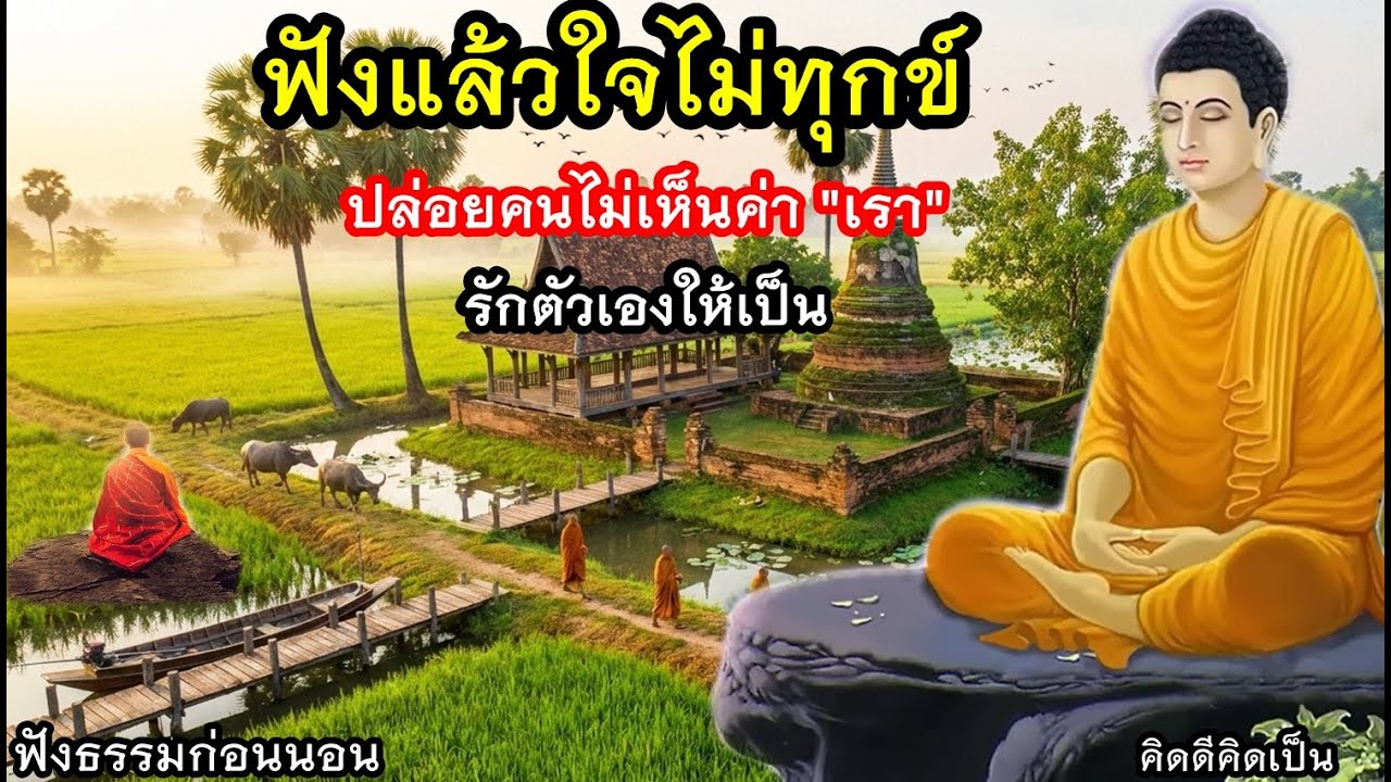 ฟังแล้วใจไม่ทุกข์ ฝึกสมาธิ สุขแท้จริง🙏ใจสบายขึ้น(1431)27