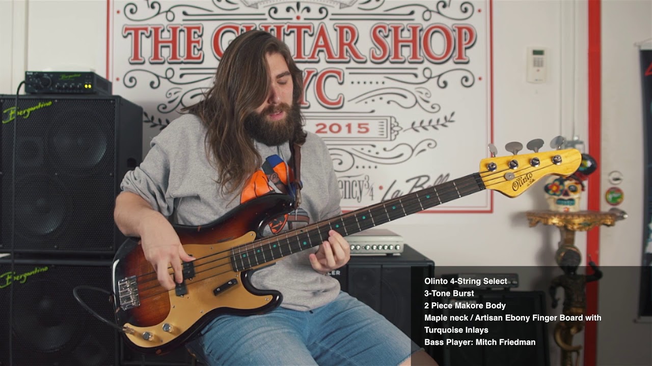 Bergantino with Mitch Friedman playing forté Bass Amplifier,  HDN210, & HDN212 loudspeakers