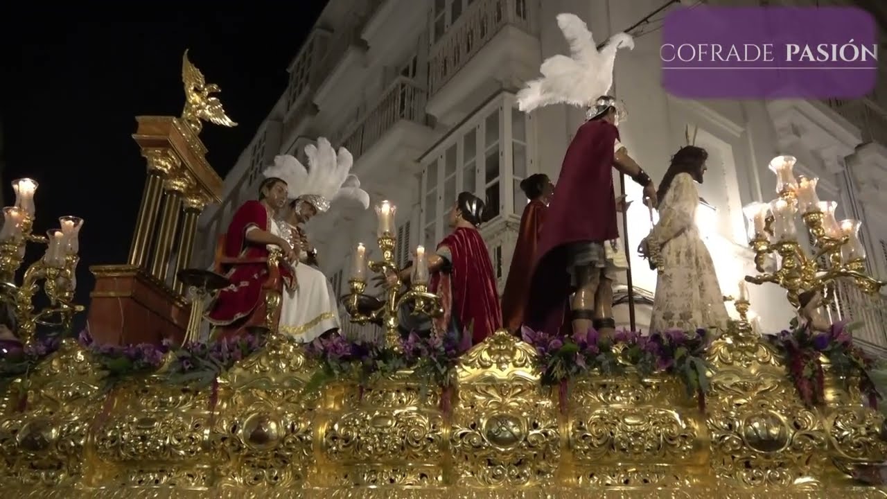 Jesús de la Sentencia por C/ Nueva (Ida) (Procesión Magna de Cádiz 2022)