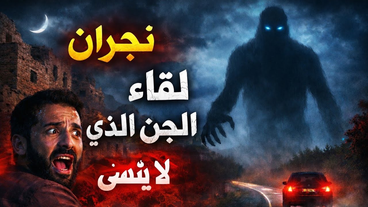 نجران… الطريق المختصر ولقاء الجن الذي لا يُنسى! #قصص_الجن 