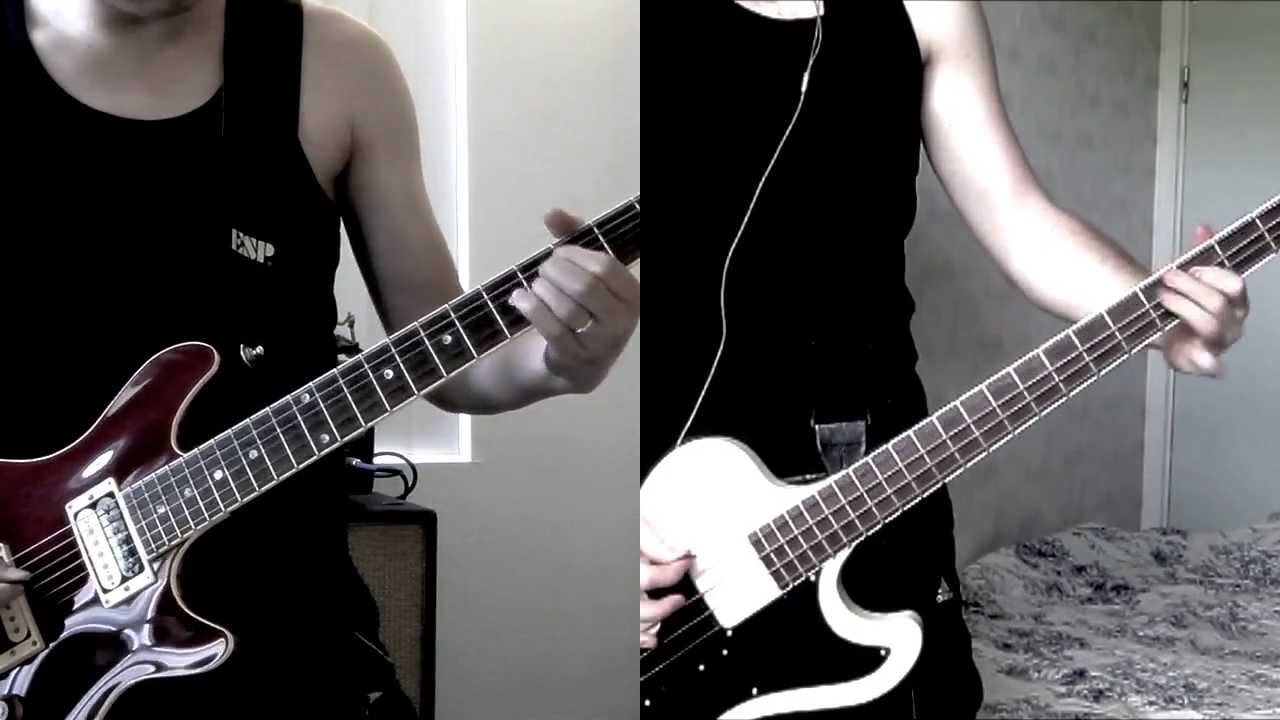 DIR EN GREY - GLASS SKIN Guitar & Bass Cover (Kaoru & Toshiya)