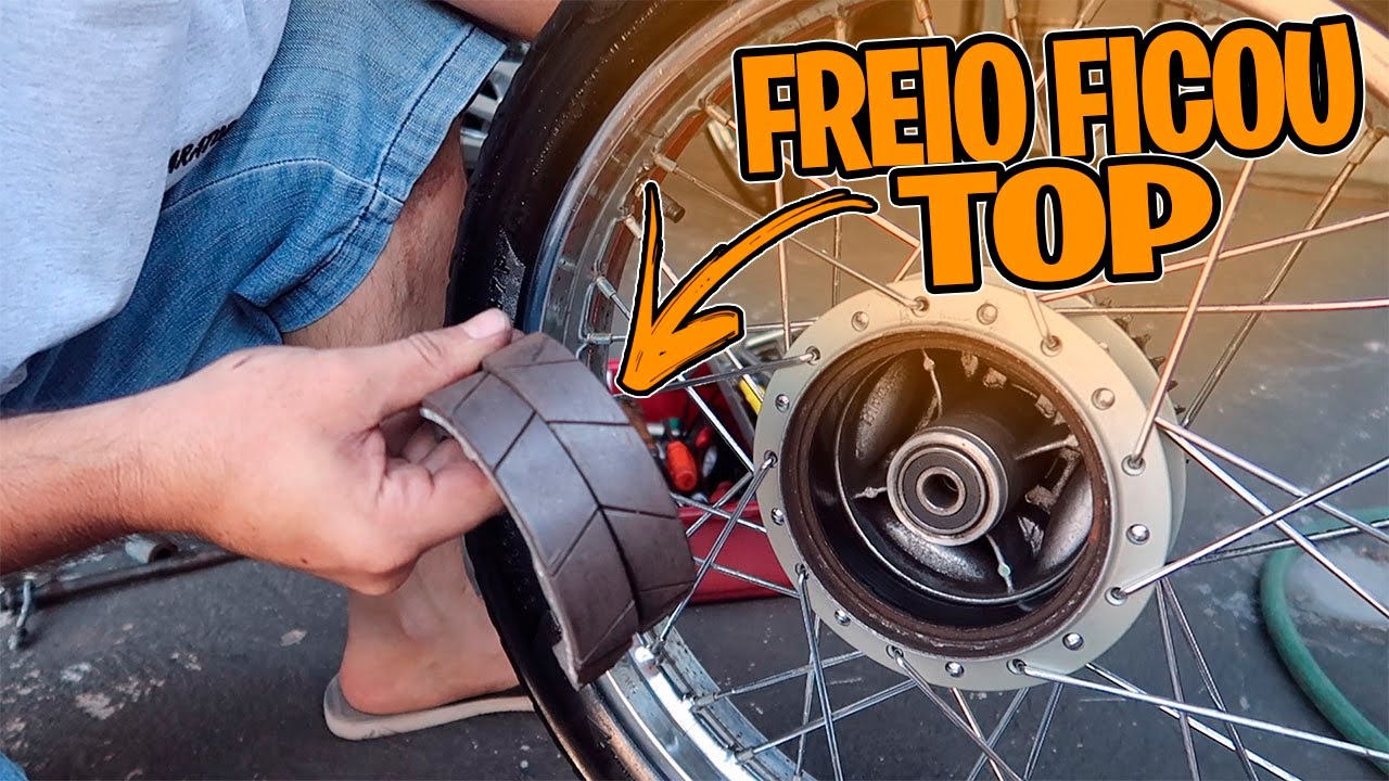 DEIXEI O FREIO DA MOTINHA MUITO TOP TITAN KS 125 [ Maycon Aragao ]