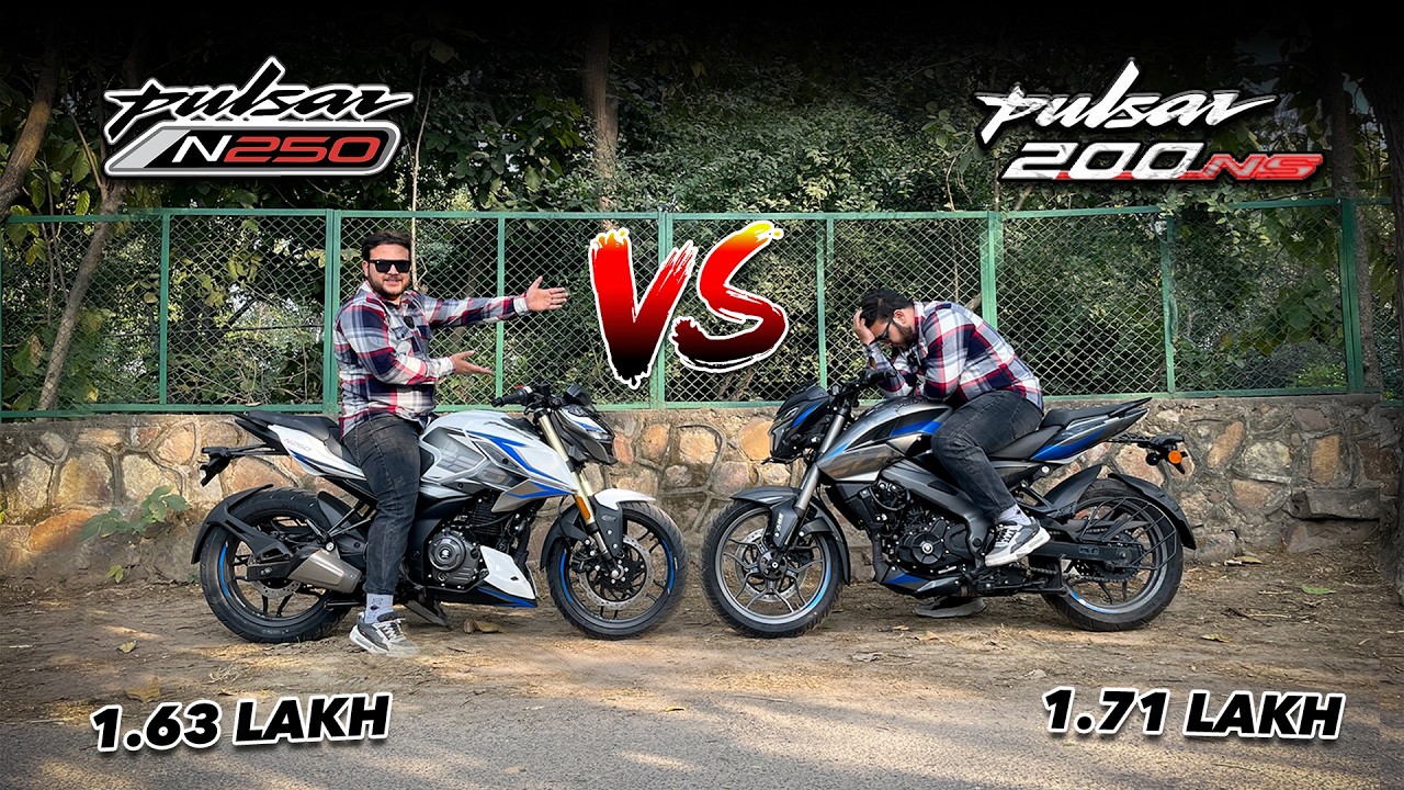 2026 Bajaj Pulsar NS200 vs Pulsar N250 – 200cc vs 250cc Fight 🔥Detailed Comparison