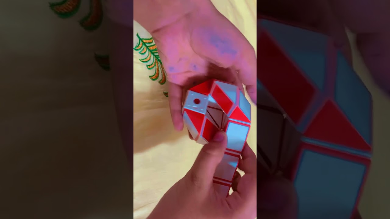 "Crafting a Snake Cube Puzzle Bottle: A Serpentine Challenge!" 