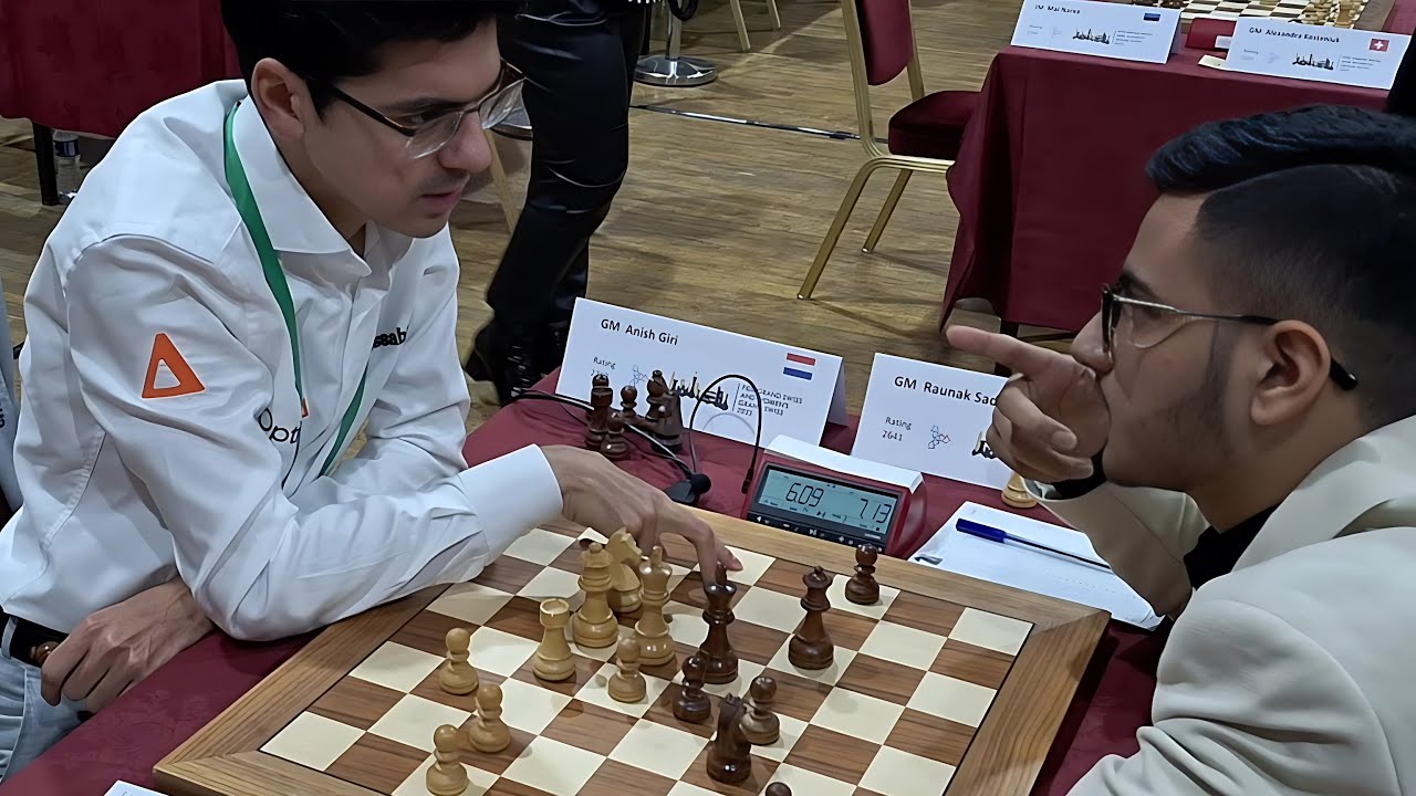 What did Anish tell Raunak after the game? FIDE Grand Swiss 2023