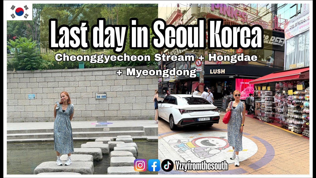 Last Day in SoKor | Color Analysis | Exploring Cheonggyecheon Stream and more. | #DIYTRAVEL